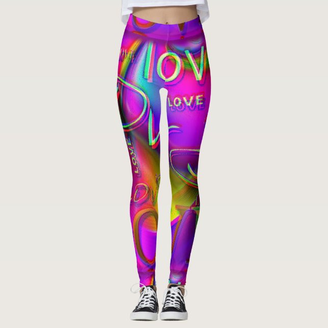 Love Women's Leggings (Front)