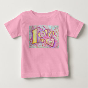 Love Word Art Painting Inspirational Shirt