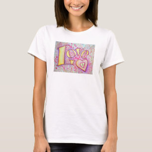 Love Word Art Painting Inspirational Shirt