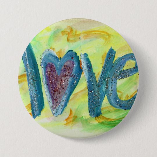 Love Word Fresh Spring Art Pin Pendant Buttons