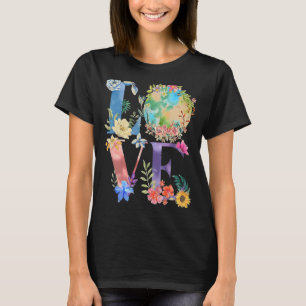 Love World Earth Day 2022 Planet Environmental Ani T-Shirt