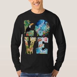 Love World Earth Day 2022 Planet Environmental Ani T-Shirt