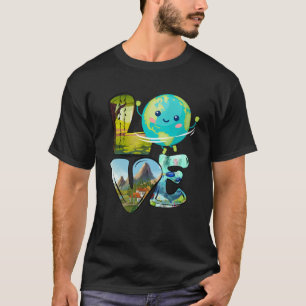 Love World Earth Day 2023 Planet Environmental Ani T-Shirt