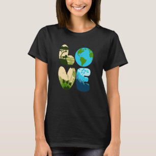 Love World Earth Day 2023 Save Planet Environmenta T-Shirt