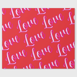 "Love" Wrapping Paper
