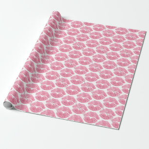 Love Wrapping Paper Kisses Personalised Gift Paper
