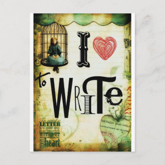 Love Writing Postcard
