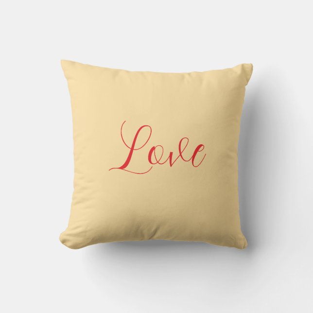 Love written  cushion (Front)