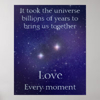 Love Written in the Stars Custom Sentimental Words