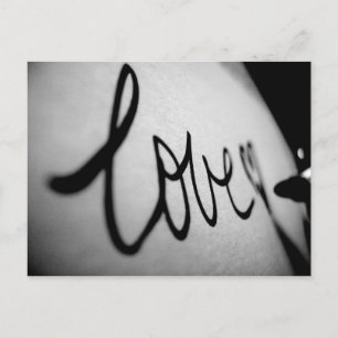 Love Written Postcard