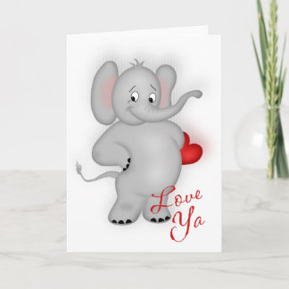 Love Ya Elephant Card