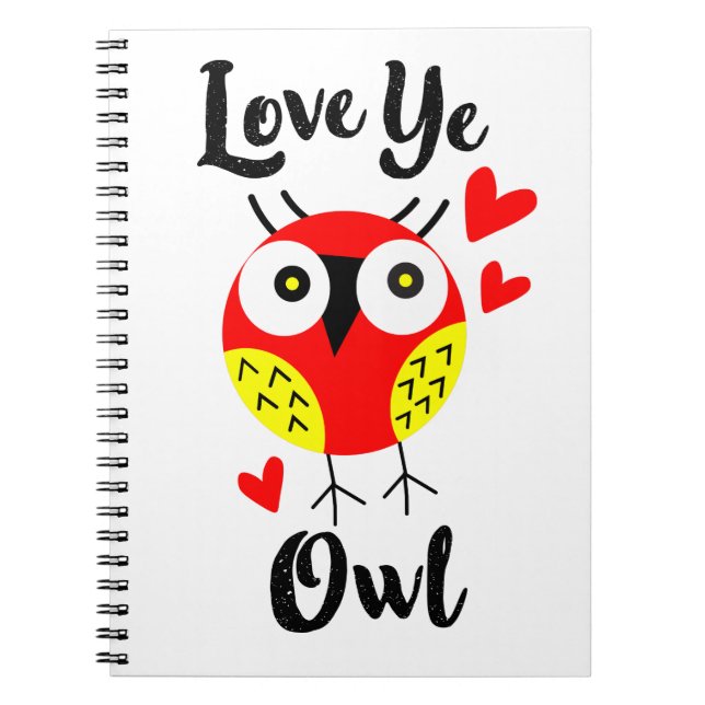 love ye owl notebook (Front)