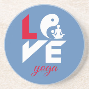 Love yoga coaster