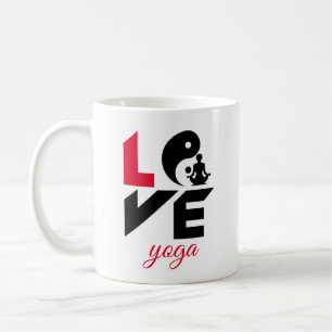 Love yoga coffee mug