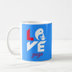 Love yoga coffee mug