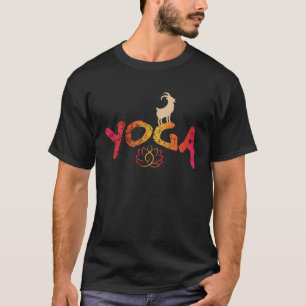 Love Yoga Goat Pose product for meditation T-Shirt