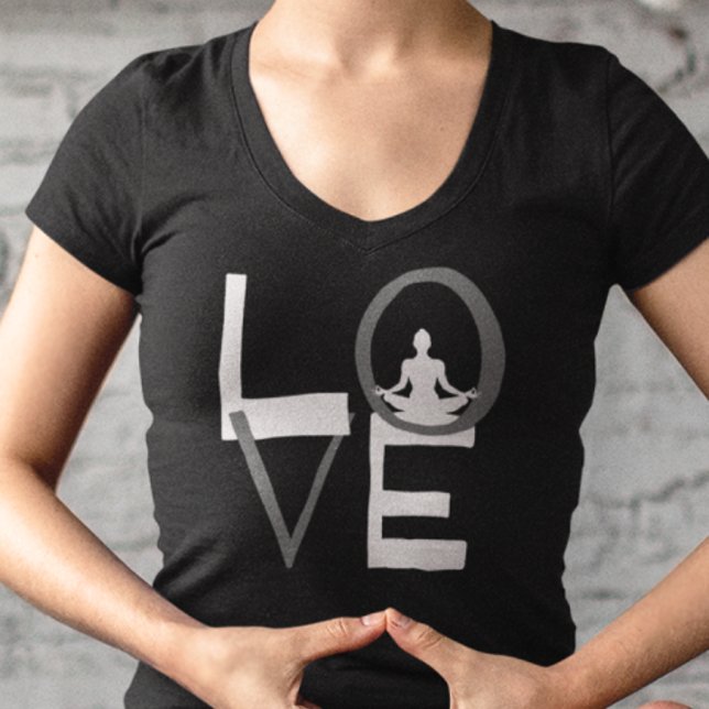 Love Yoga Meditation Holistic Health Natural Livin T-Shirt (Creator Uploaded)