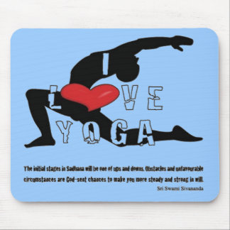 LOve YOga Mouse Mat