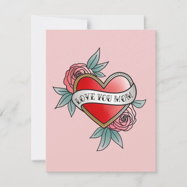 Love YOou Mum Holiday Card (Front)