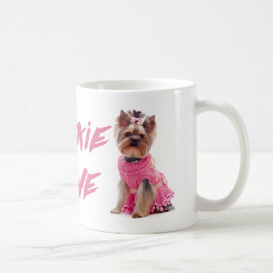 Love Yorkie Yorkshire Terrier Puppy Dog Coffee Mug