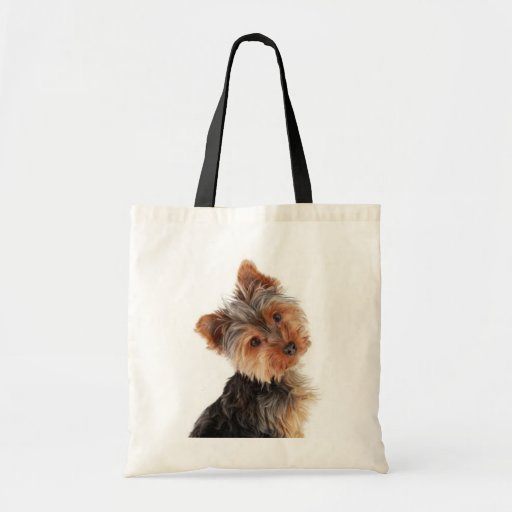 Image of Love Yorkies Yorkshire Terrier Canvas Totebag Tote Bag