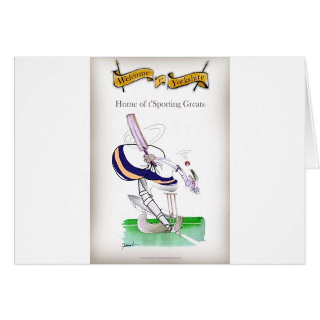Love Yorkshire Cricket 'sporting greats' (Front Horizontal)