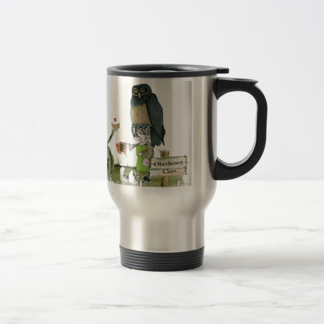 love yorkshire obedience class travel mug (Right)