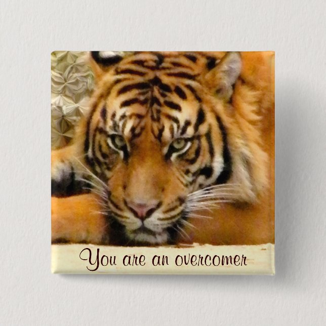 Love You_ 15 Cm Square Badge (Front)