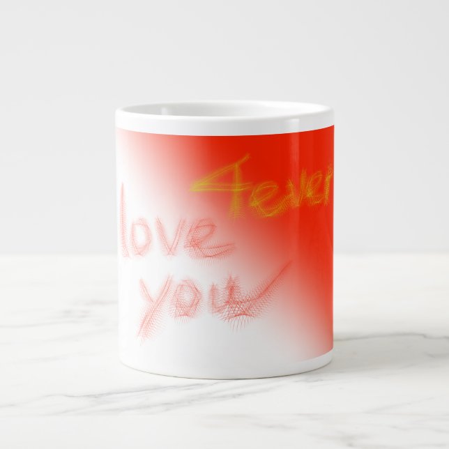 "Love you 4ever" mug (Front)