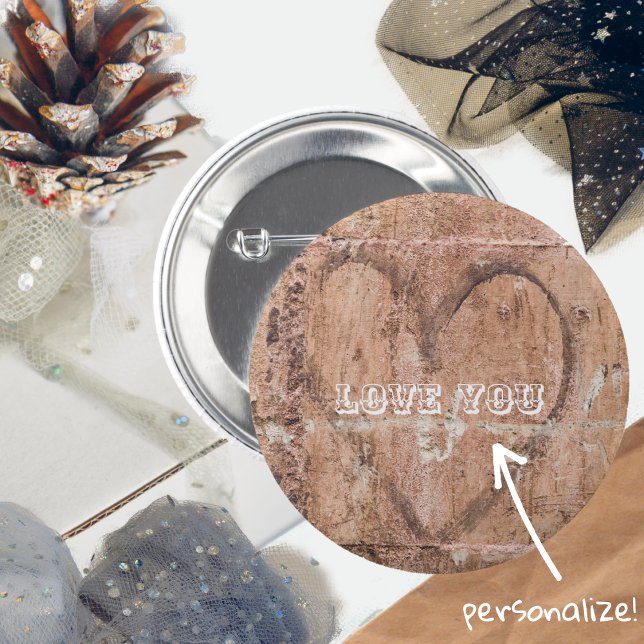 "Love You" 6 Cm Round Badge (Creator Uploaded)