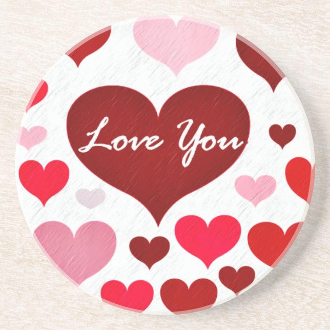 Love You#8_ Coaster (Front)
