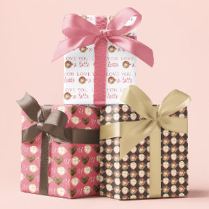 Love You A Latte Wrapping Paper Sheets