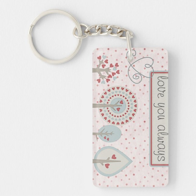 Love You Always Acrylic Keychain (Front)