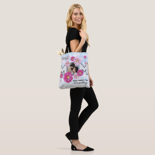 Love You Always Mum Custom Mothers Day Photo Tote Bag