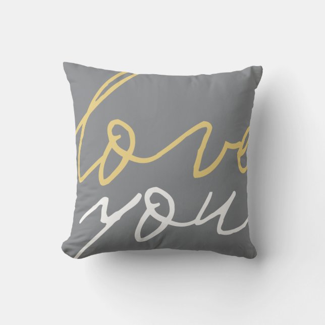 Love You...Always Throw Pillow (Front)