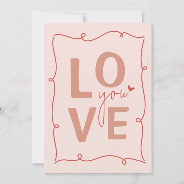 Love You Always, Valentine's Day Card (Front)