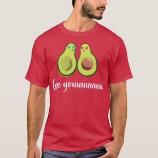 Love you avocado love Valentine Shirt