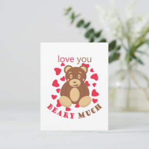 Love you beary much for Valentine's Day Invitation