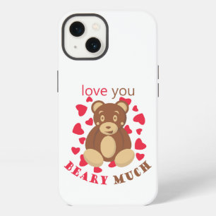 Love you beary much for Valentine's Day iPhone 13 Case