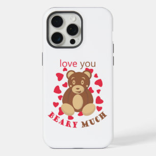 Love you beary much for Valentine's Day iPhone 15 Pro Max Case