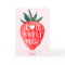 Love You Berry Much Red Strawberry Valentine's