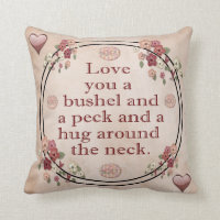 Love you bushel and a peck