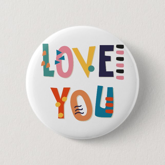 Love You Button (Front)