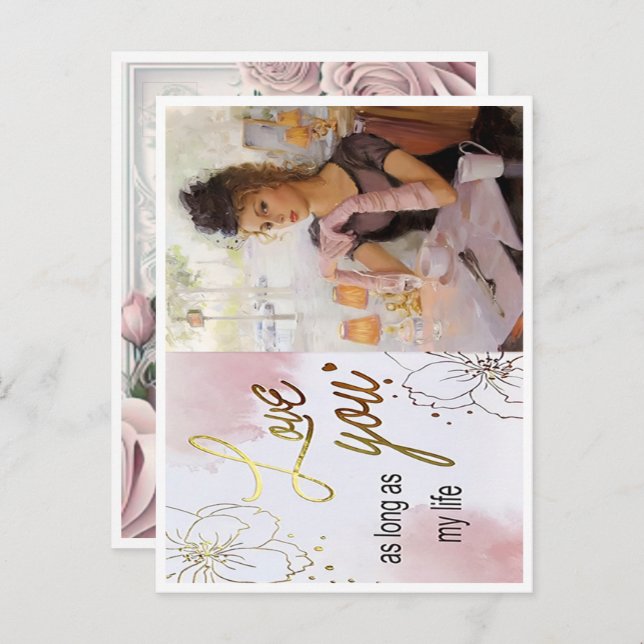 Love You Card (Front/Back)