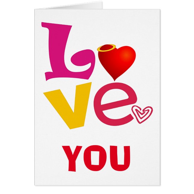 LOVE You Card (Front)