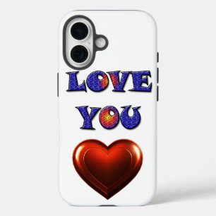 LOVE YOU iPhone 16 CASE