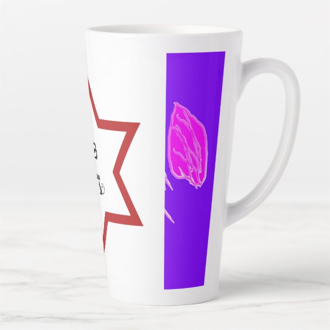 Love you cat be a mama words message fun latte mug (Right)