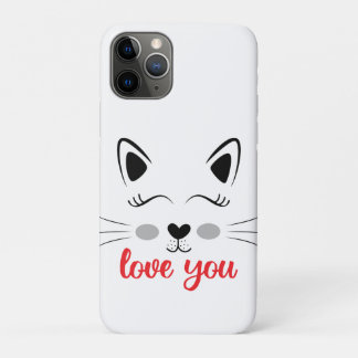 Love you cat iPhone 11 pro case