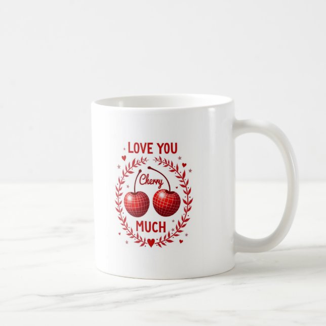 Love You Cherry Much Coffee Mug (Right)