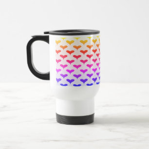 Love You Colourful Travel Mug